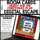 December Digital Escape Boom Cards MONTY and the Christmas Play
