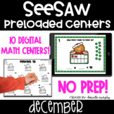 December Digital Math Centers l SeeSaw Kindergarten Activities