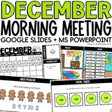 December Digital Morning Meeting Slides Activities | Digit