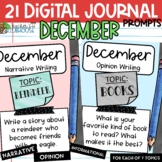 December - Digital Writing Journals - Distance Learning