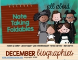 December Diverse Picture Book Biographies Writing Bundle