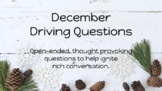 December Driving Questions to promote Inquiry 