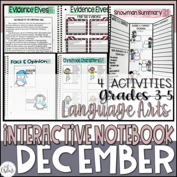 Preview of ELA Interactive Notebook December