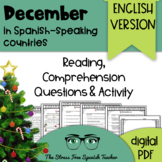 December ENGLISH VERSION Comprehensible Reading and Activities