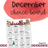 December Early Finishers Choice Board
