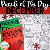 December Early Finishers | December Enrichment | Puzzle of