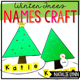 December Editable Name Crafts