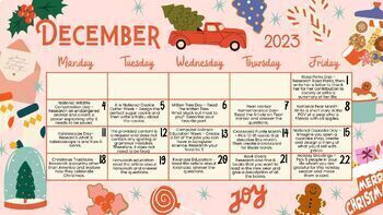 Preview of December Enrichment Calendar