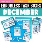December Errorless Learning Task Boxes (16 Winter Task Box