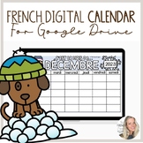 December FRENCH & English Interactive Calendar | Back to S