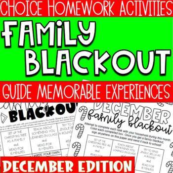 primary homework blackout