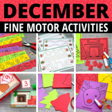 Christmas December Fine Motor Skills Practice Cutting Prac