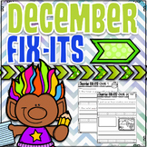 December Fix-It Sentences With Powerpoint
