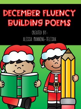 Preview of December Fluency Building Poems {Poetry Notebooks}