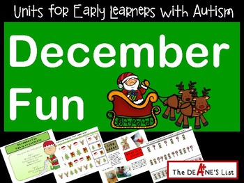 Preview of ABLLS-R ALIGNED UNITS for Early Learners with Autism: December Themed