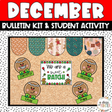 December Gingerbread Bulletin Board Kit | Door Decor | Cla