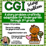 December Gingerbread Craftivity | CGI Word Problem | Story