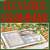 December Grammar Files: A Spiral Review DIGITAL AND PRINT