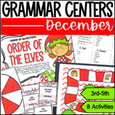 December Grammar Games and Activities - 3rd-5th Grade