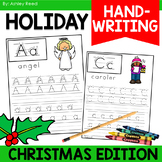 December Handwriting Practice and Alphabet Cards | Christmas