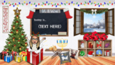 December Holiday Virtual Bitmoji Classroom