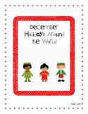 December Holidays Around the World Differentiated Activities