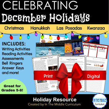 Preview of December Holidays Resource