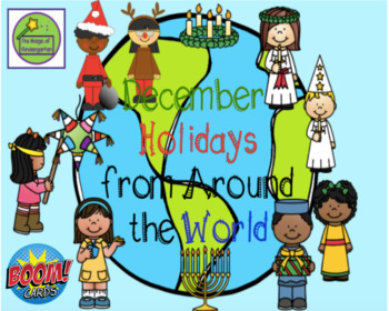 Preview of December Holidays from Around the World (Review Set) Boom Cards