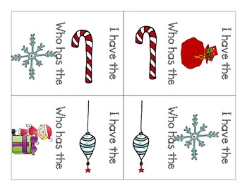 December I Have...Who Has...? FREEBIE!! by A Teacher Mom | TPT