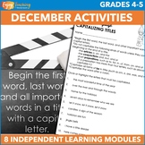 December Independent Work Packet - Christmas Early Finishe