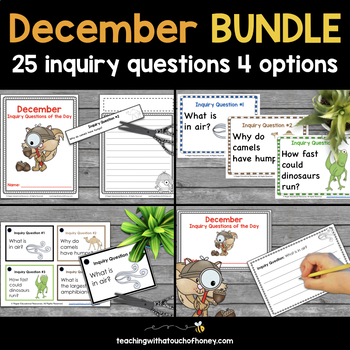 Preview of December Inquiry Question of the Day Bundle