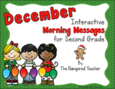 December Interactive Morning Messages for 2nd Grade