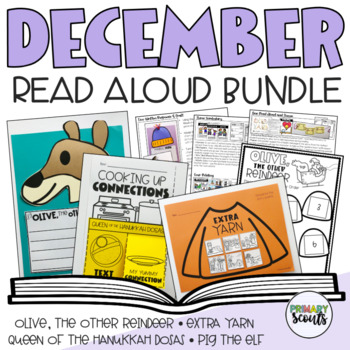 Preview of December Interactive Read Alouds | Christmas Read Alouds (December Activities)
