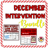 December Intervention Bundle - A Christmas Carol & Decembe
