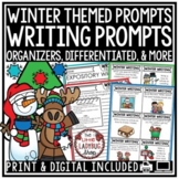 December, January Winter Writing Prompts Activities Christ
