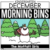 December Kindergarten Morning Tubs / Bins (Morning Work)