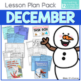 December Lesson Plan Pack | 12 Activities for Math, ELA, +