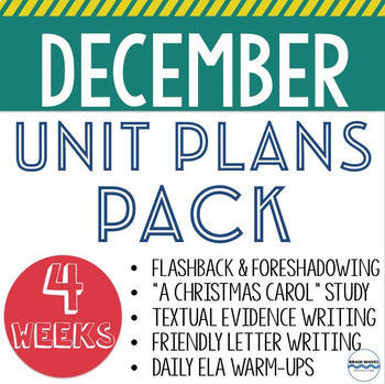 Preview of December Lesson and Unit Plans - BUNDLE - 5 units to teach all December long!