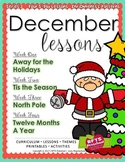 December Lessons Preschool Pre-K Kindergarten Curriculum BUNDLE S3
