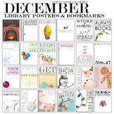 December Library Posters and Bookmarks
