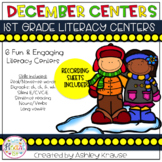 December Literacy Centers - 1st Grade