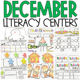December Literacy Centers for Kindergarten Christmas Activities