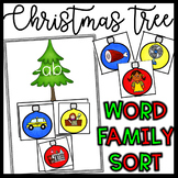 Christmas Literacy Centers- CVC Words December
