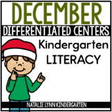 December Literacy Centers for Kindergarten