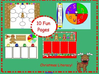 Preview of December Literacy Fun- SMARTbaord