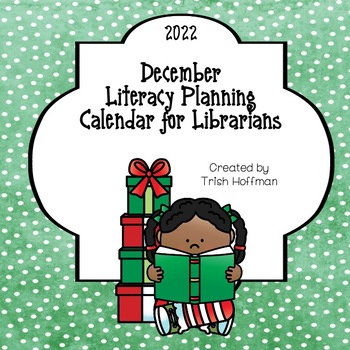 Preview of December Literacy Planning Calendar for Librarians