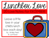 December Lunch Box Love Notes