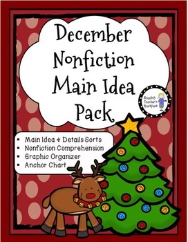 Preview of December Main Idea Nonfiction Pack