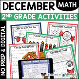 December Math Activities & Worksheets No Prep Printables 2