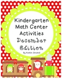 December Kindergarten Math Center Activities!